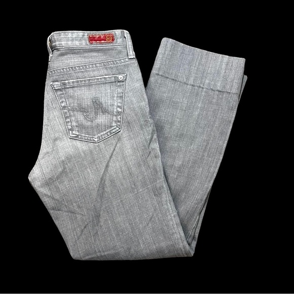 AG Adriano Goldschmied The Casablanca Gray Denim Jeans Women’s Size 31 - Picture 1 of 7